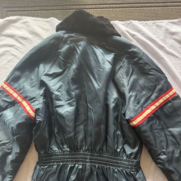 Vintage 70s Stearns Men’s Large 44-46 USA Snowmobile Suit Nylon Insulated - Picture 5 of 16